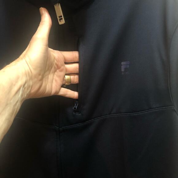 Fila Men’s track jacket navy blue size XL - Picture 8 of 11